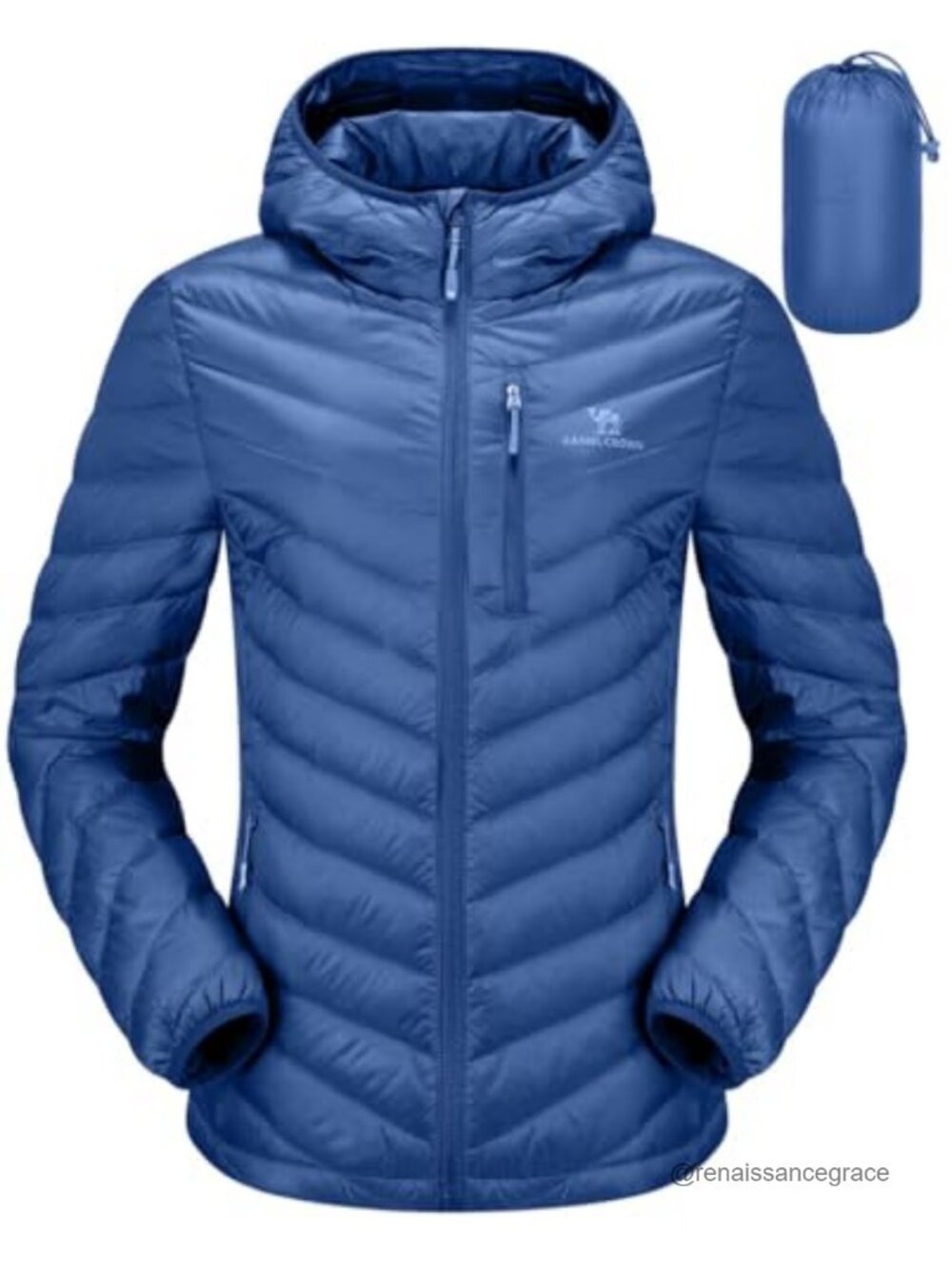 Women's Lightweight Packable Down Puffer Jacket Quilted Hooded Winter Coat